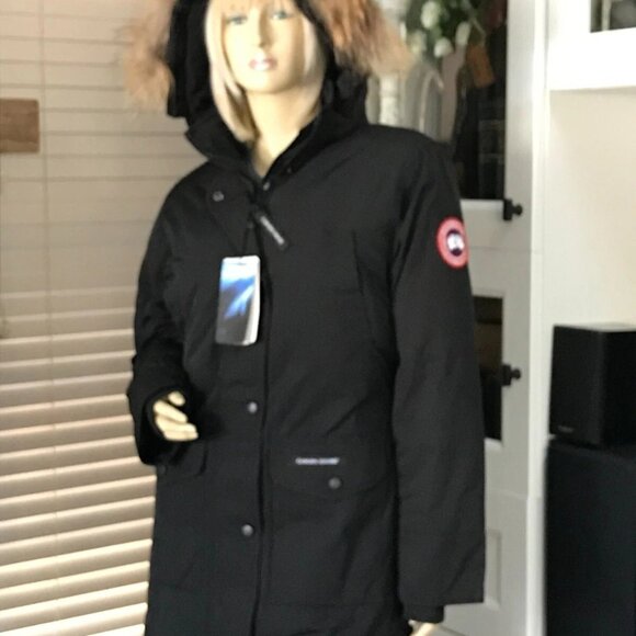 WOMEN Canada Goose Arctic Program Black Parka Coat Sz XXS NWT NEW Made in Canada - Picture 3 of 16